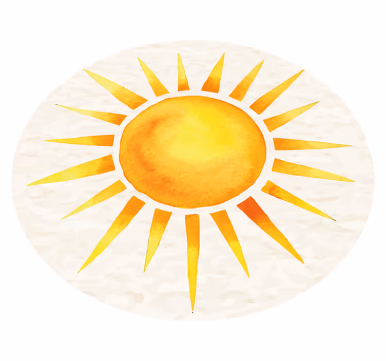 Vinil podovi priroda sunčani prasak - TenStickers