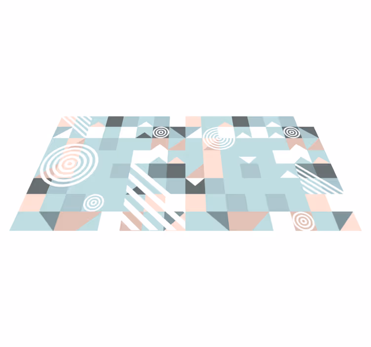 Vinil podovi geometrijski apstraktni motiv - TenStickers