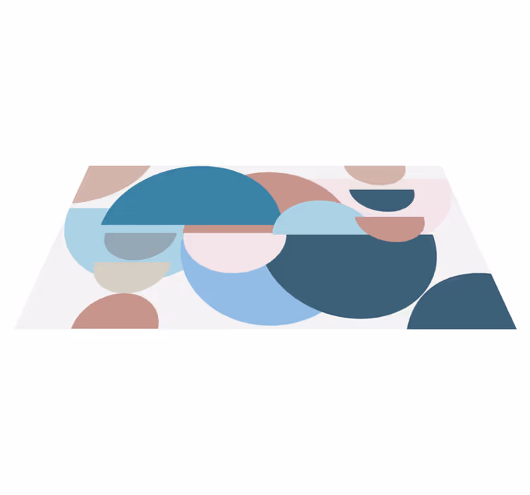 Vinil podovi geometrijski varijacija kružnih oblika - TenStickers