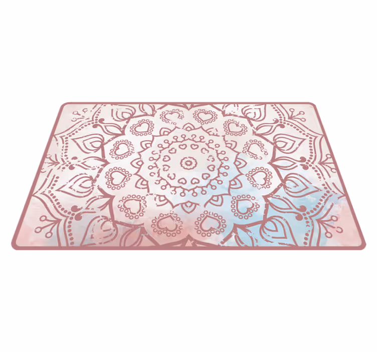 Vinil podovi mandala nježni ljubičasti dizajn - TenStickers