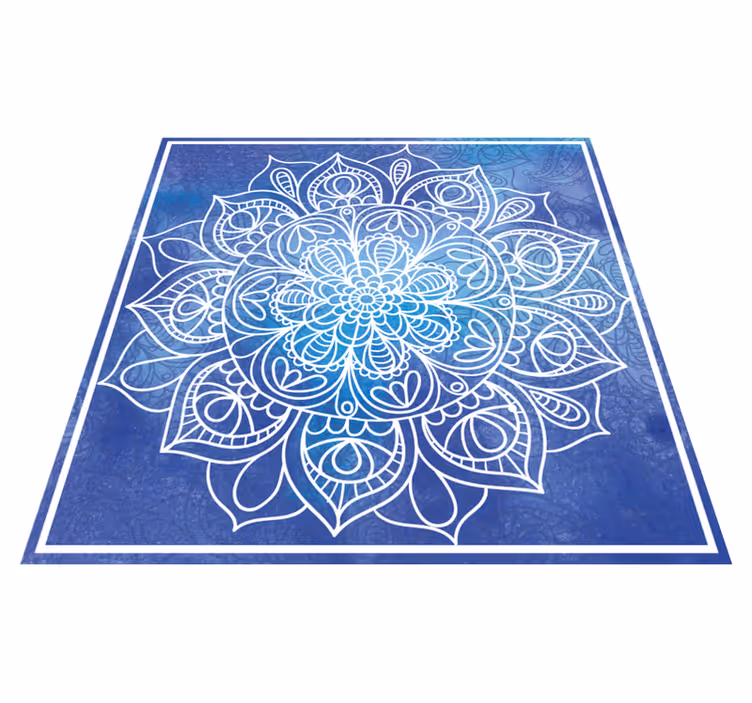 Vinil podovi mandala raskošan cvjetni motiv - TenStickers