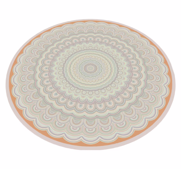 Vinil podovi mandala zamršen kružni uzorak - TenStickers