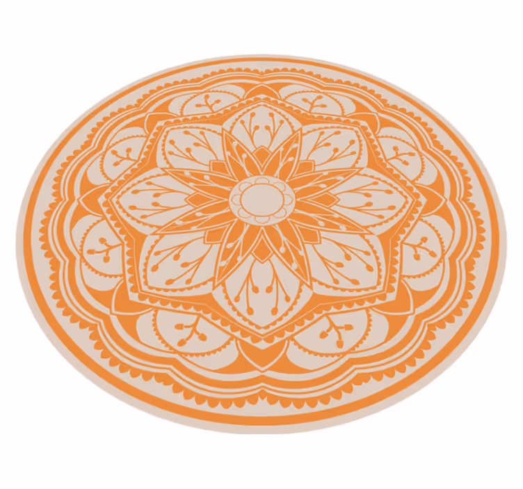 Vinil podovi mandala elegantan okrugli motiv - TenStickers