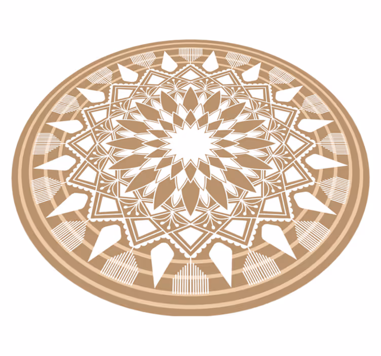Vinil podovi mandala sofisticirana geometrija - TenStickers