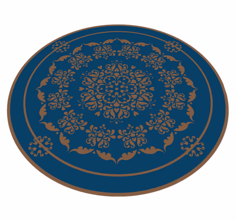 Vinil podovi mandala elegantan okrugli uzorak - TenStickers