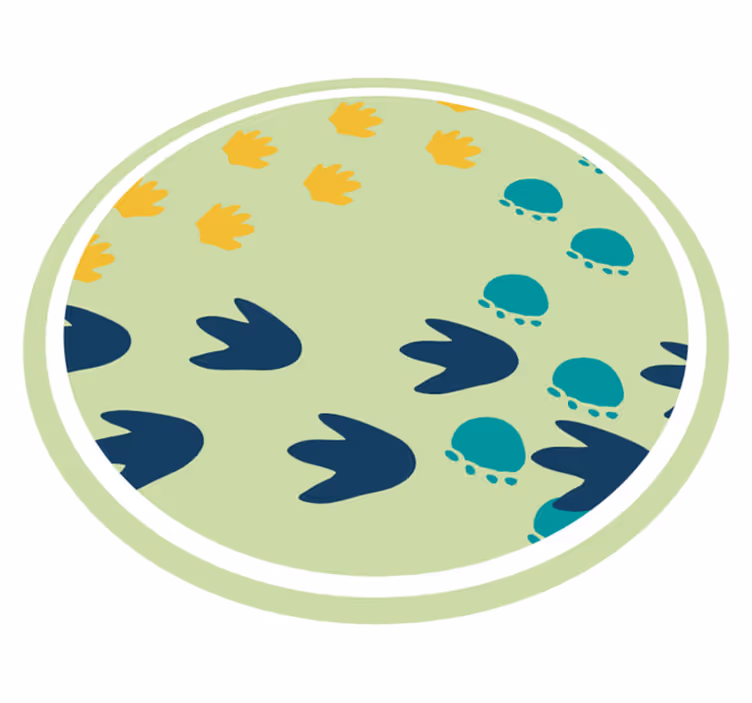 Dinosauri otisci stopala za bebe - TenStickers