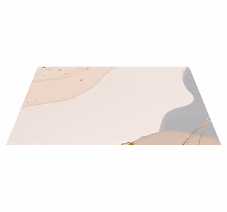 Vinil podovi minimalistički apstraktni meki valovi - TenStickers