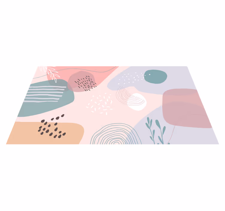 Kreativni pastelne boje moderni tepih - TenStickers