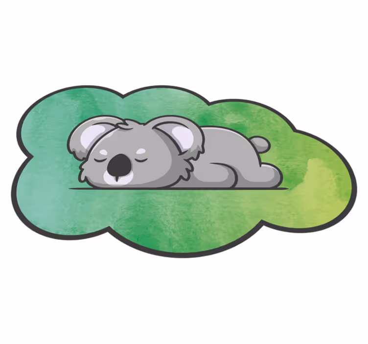 Vinil podovi rasadnici usnuli koala - TenStickers
