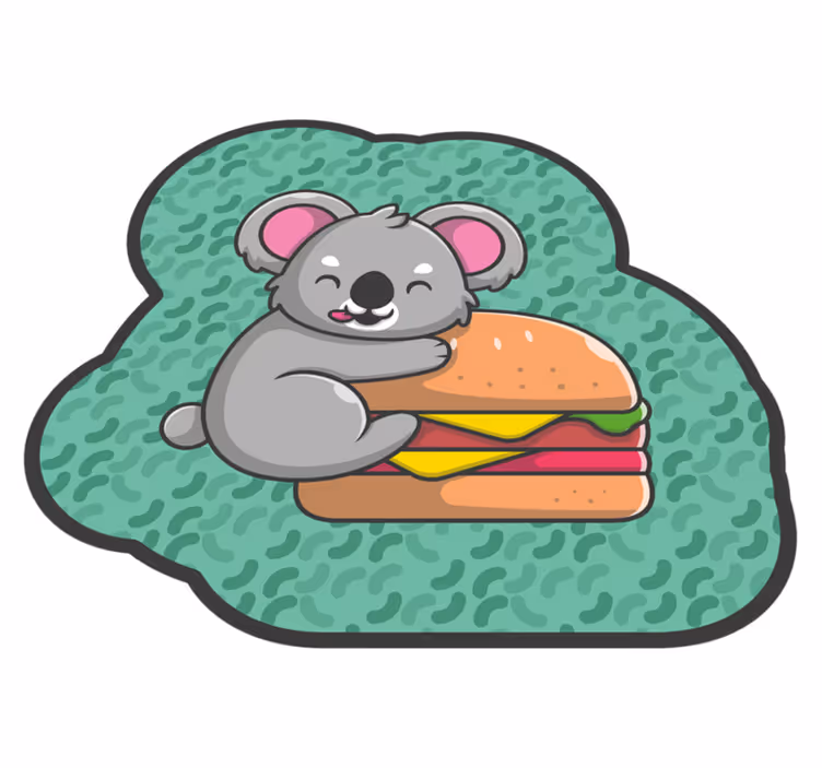 Vinil podovi rasadnici slatka koala grickalica - TenStickers