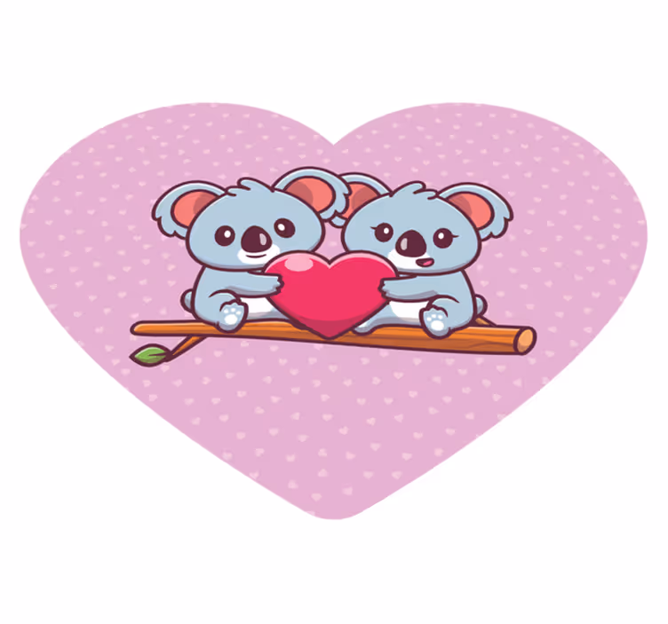 Par koala na grani životinjskog saga - TenStickers
