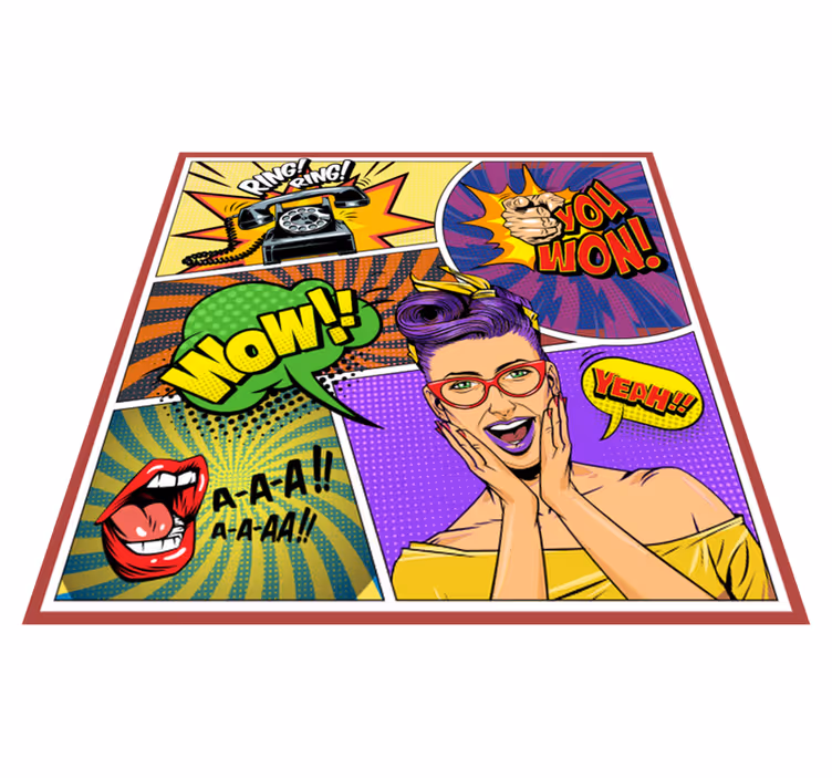 Drugi vinil podovi izrazi pop arta - TenStickers