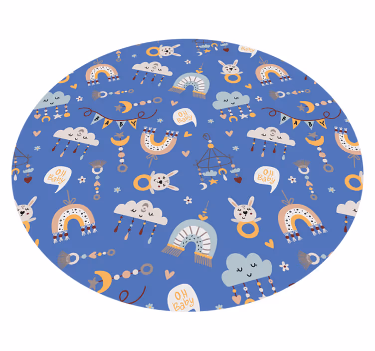 Vinil podovi djeca uzorci beba životinja - TenStickers