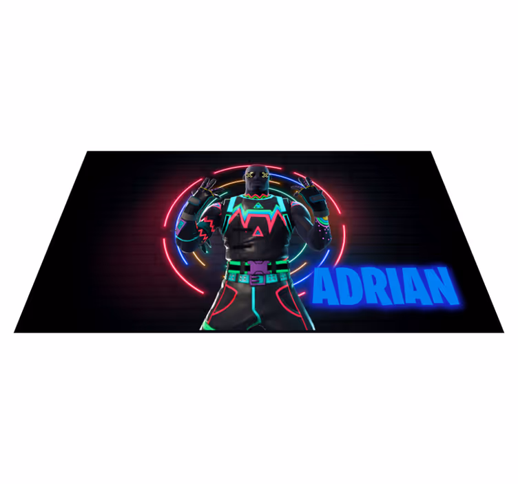 Vinil podovi s imenima neonski prikaz znakova - TenStickers