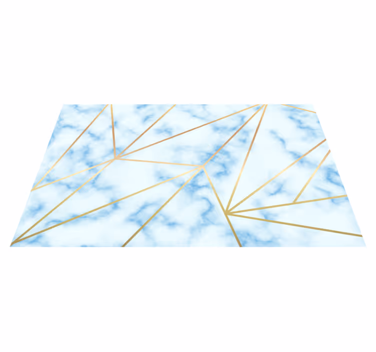 Mramorni vinilni tepih elegantan geometrijski motiv - TenStickers