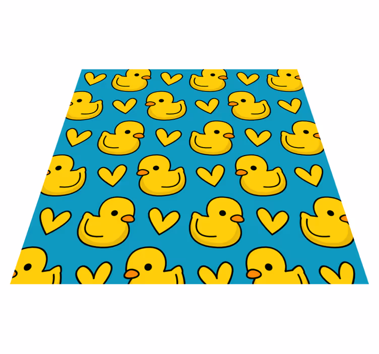 Vinil podovi za kupatilo uzorak pačića - TenStickers