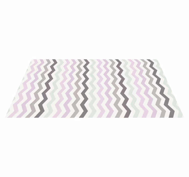 Vinil podovi geometrijski chevron cik-cak nordijski valovi - TenStickers