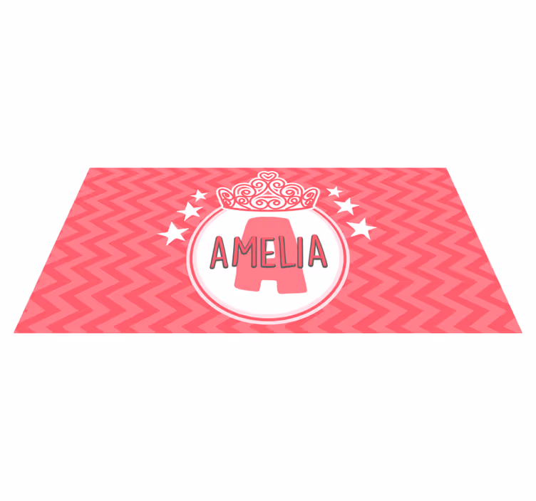 Drugi vinil podovi simbol imena princeze - TenStickers