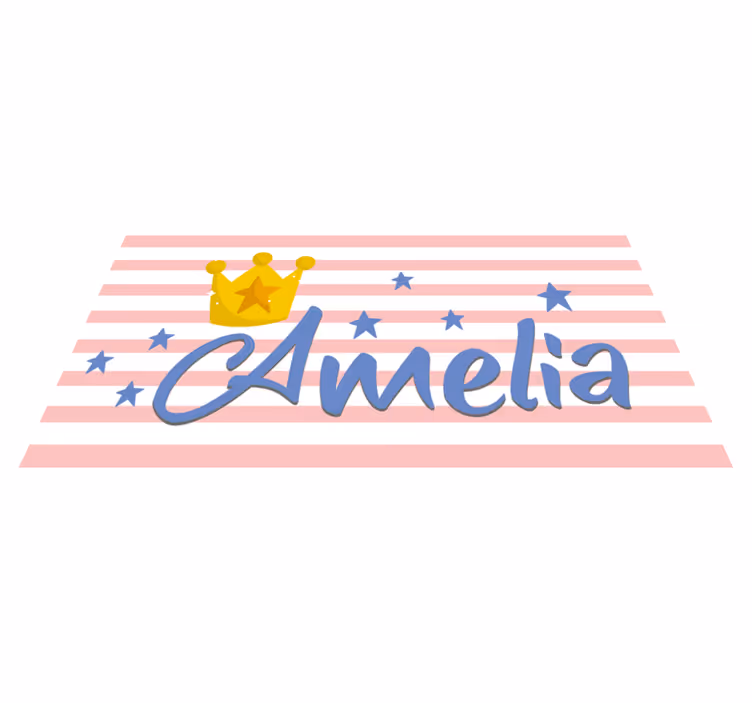 Drugi vinil podovi prilagođena kruna i zvijezde - TenStickers