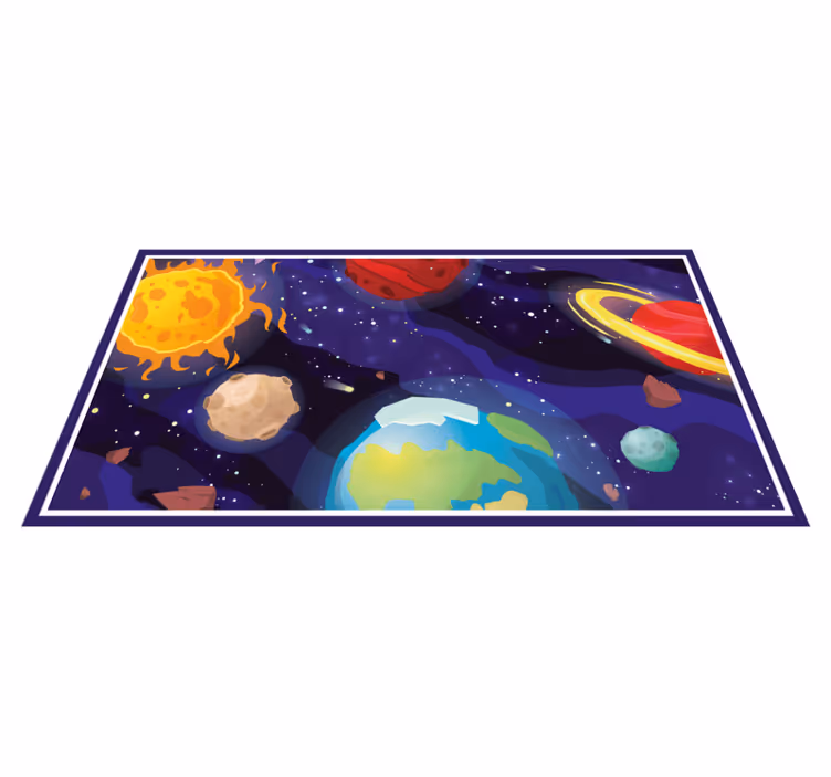 Vinil podovi zvijezde scena kozmičkog istraživanja - TenStickers