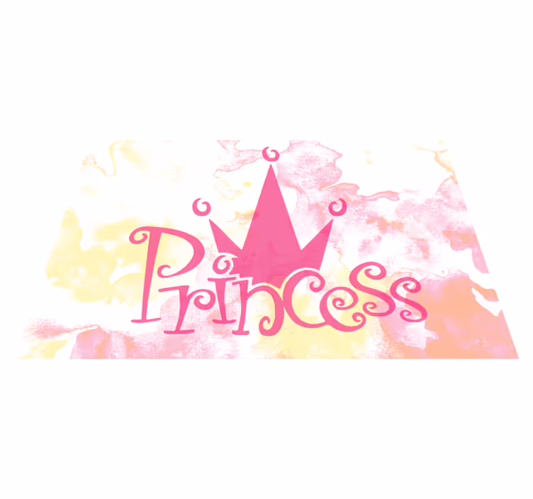 Vinil podovi rasadnici tema princezine krune - TenStickers