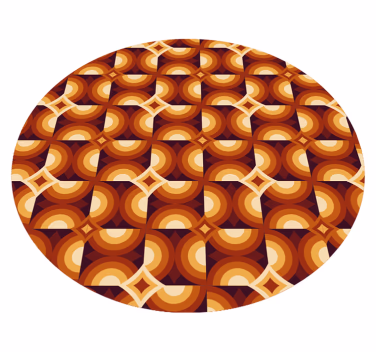 Vinil podovi geometrijski živopisni kružni uzorak - TenStickers