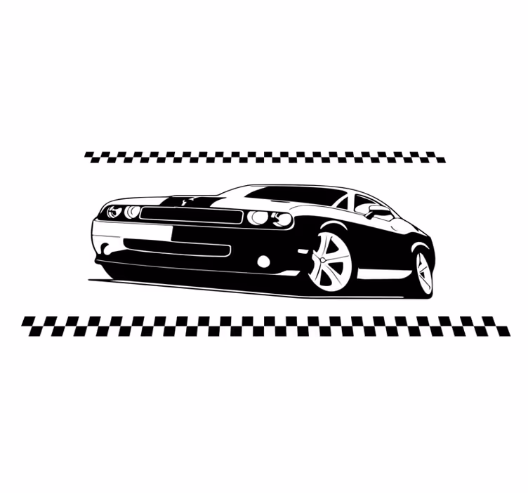 Vinil podovi tinejdžeri elegantni sportski automobili - TenStickers