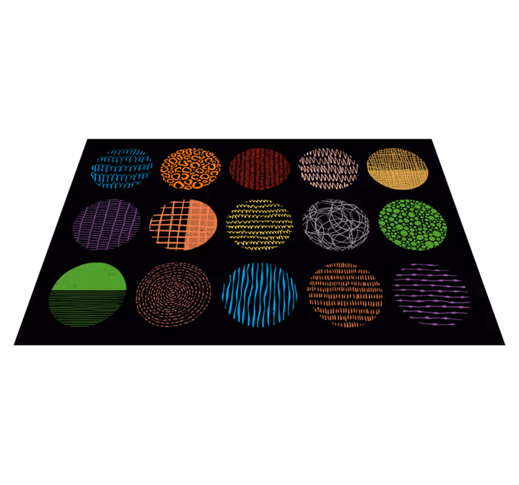 Vinil podovi moderan kolekcija živahnih uzoraka - TenStickers