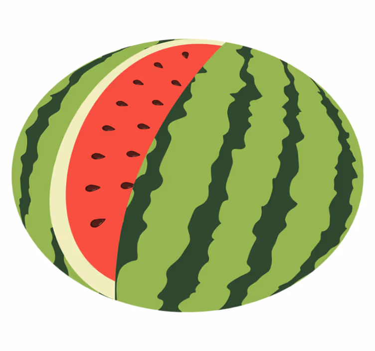 Kriška lubenice kuhinjske podne pločice - TenStickers
