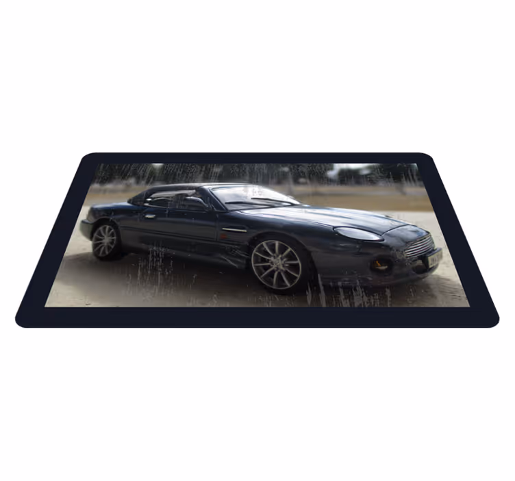 Vinil podovi ceste klasični sportski automobil - TenStickers