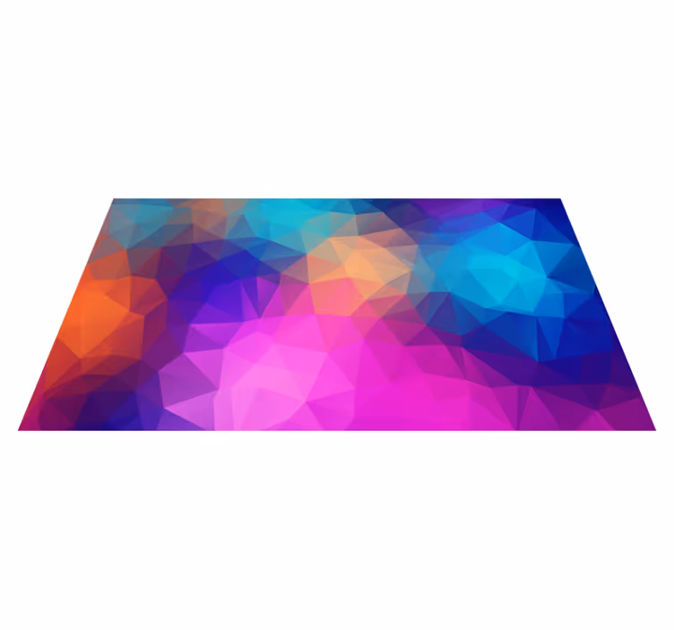 Vinil podovi geometrijski šarena fuzija - TenStickers