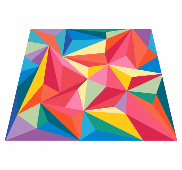 Vinil podovi geometrijski živahni šareni elementi - TenStickers