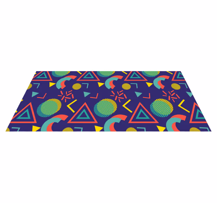 Vinil podovi geometrijski živahni geometrijski uzorci - TenStickers
