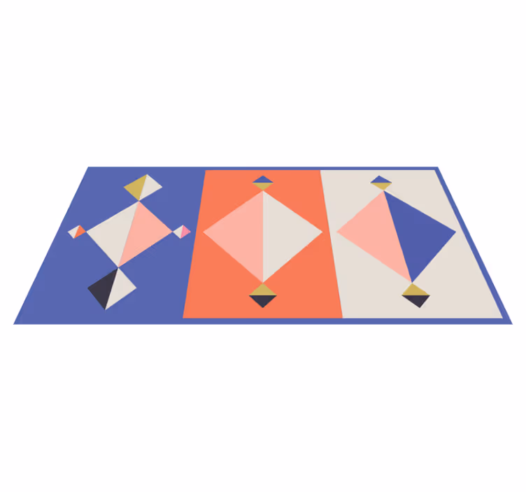 Vinil podovi geometrijski apstraktni moderni oblici - TenStickers