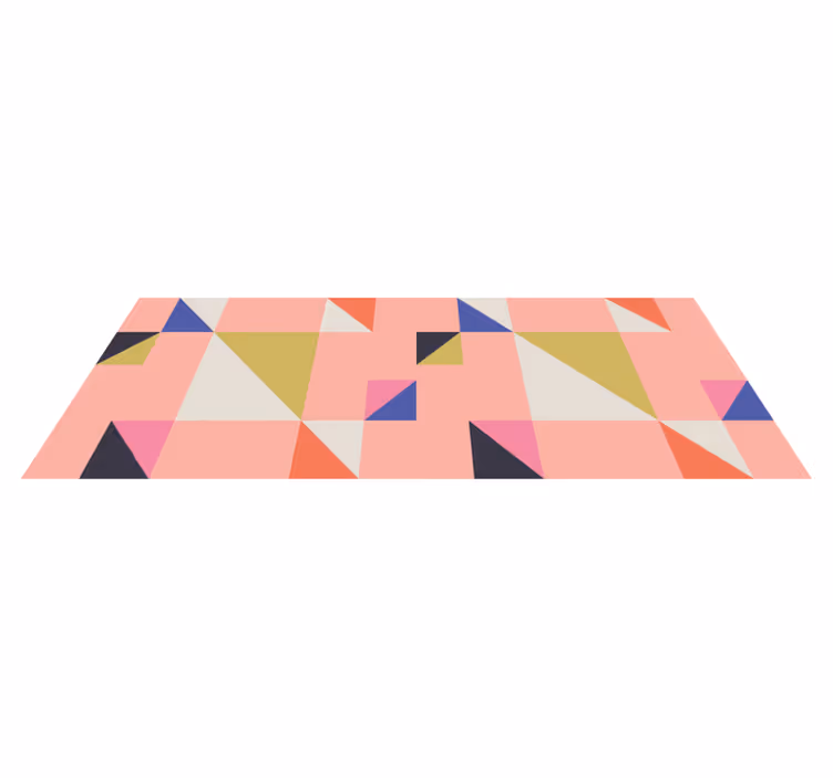Umjetnički tepih geometrijskog uzorka - TenStickers