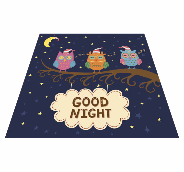 Spavaća sova sa spavaćom sobom s kapom - TenStickers