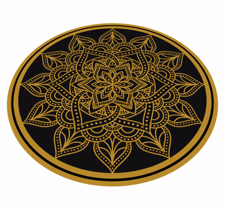Vinil podovi mandala graciozan element - TenStickers