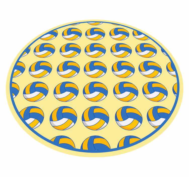 Vinil podovi igre motiv odbojke - TenStickers