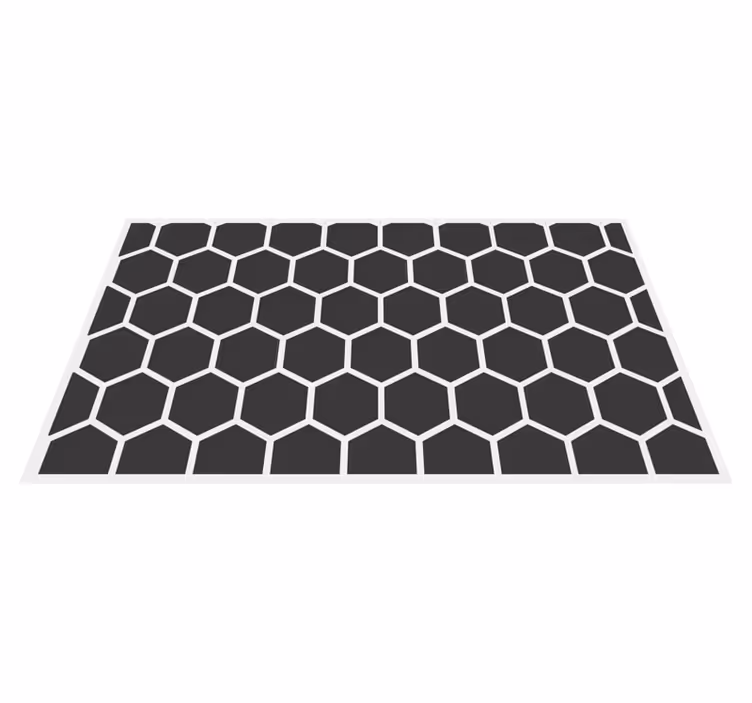 Vinil podovi geometrijski heksagonalni motiv - TenStickers