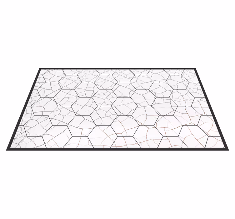 Vinil podovi geometrijski uzorak napuknutog kamena - TenStickers