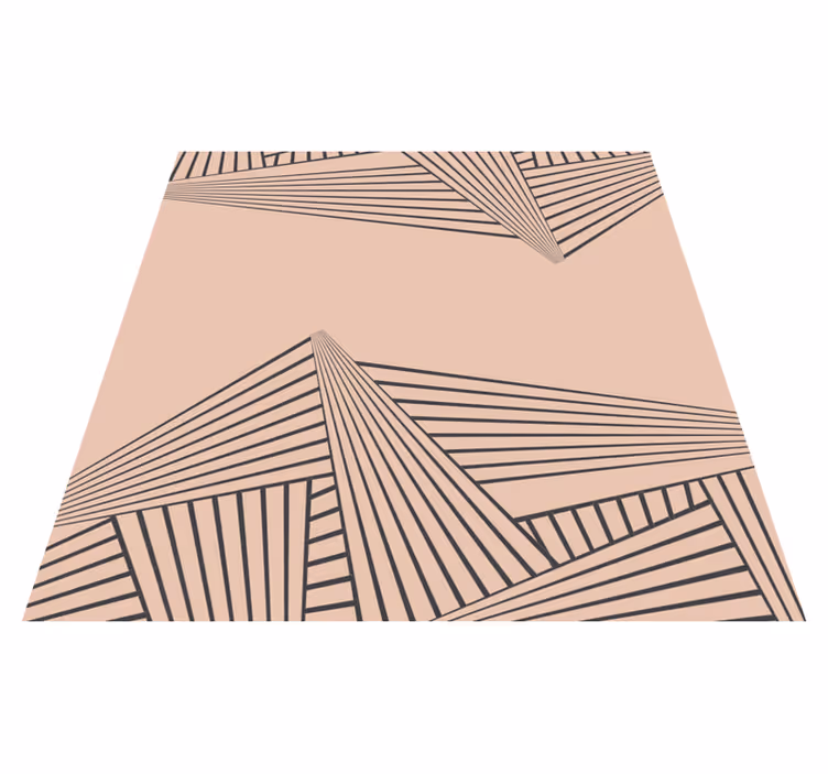Vinil podovi moderan linearni geometrijski uzorak - TenStickers