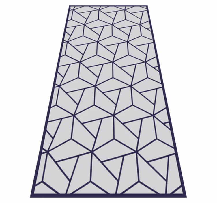 Vinil podovi geometrijski sivi kutni uzorci - TenStickers
