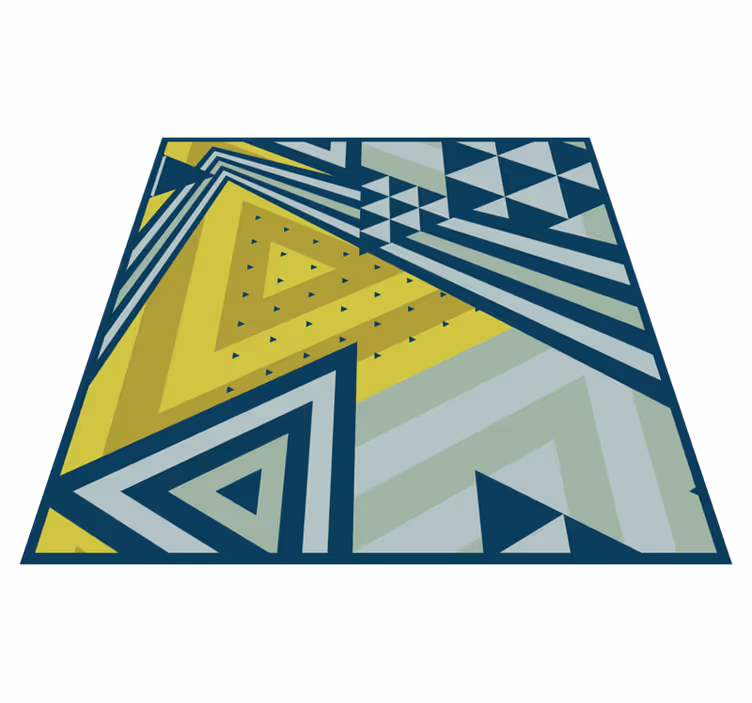 Vinil podovi geometrijski trokutasti elementi - TenStickers