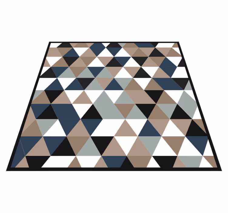 Vinil podovi geometrijski trokutasti tonovi - TenStickers