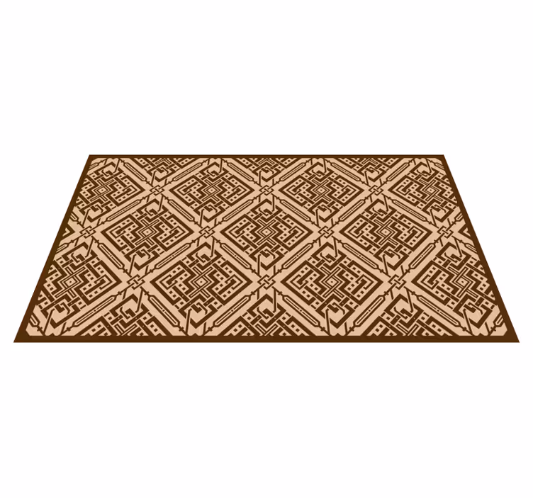 Vinil podovi dnevna soba elegantan geometrijski element - TenStickers