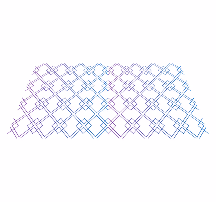 Vinil podovi geometrijski dijamanti i linije - TenStickers
