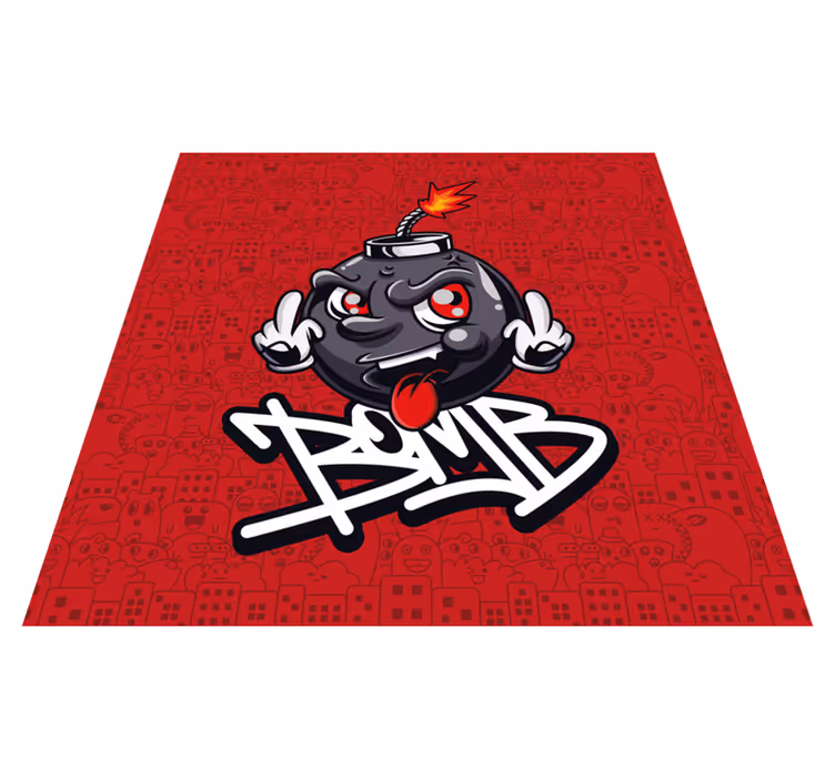 Swag baby bomb graffiti crtani moderni sag - TenStickers