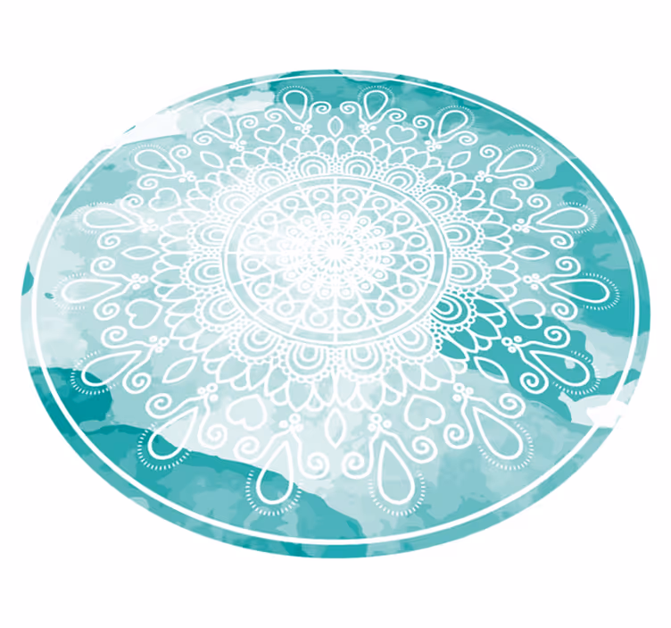 Vinil podovi mandala elegantni akvarelni tonovi - TenStickers