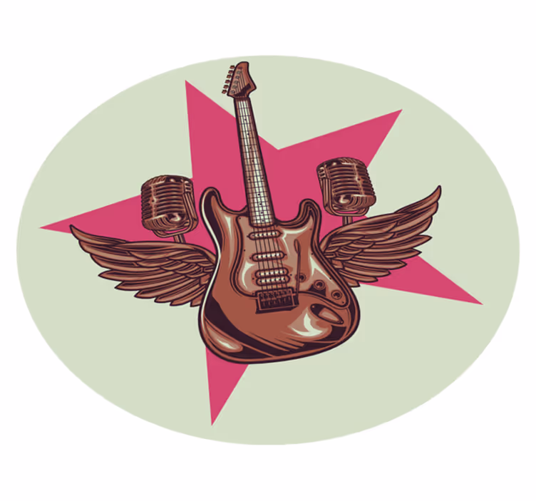 Vinil podovi tinejdžeri počast rock zvijezdi - TenStickers