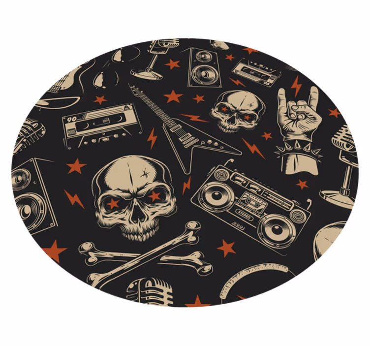 Vinil podovi tinejdžeri stil rock glazbe - TenStickers